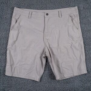 prAna Short‎ Mens 40 Gray Furrow Pockets Stretch Hiking